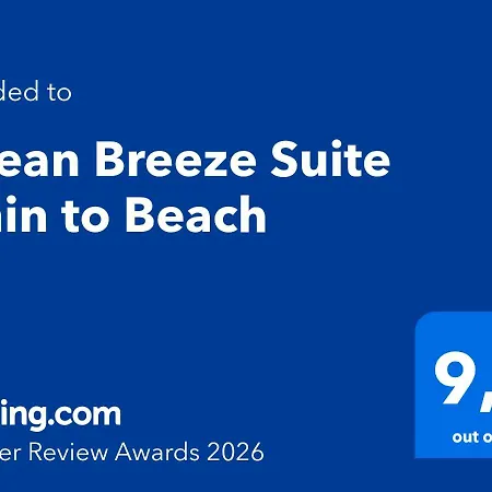Ocean Breeze 1min To Appartamento